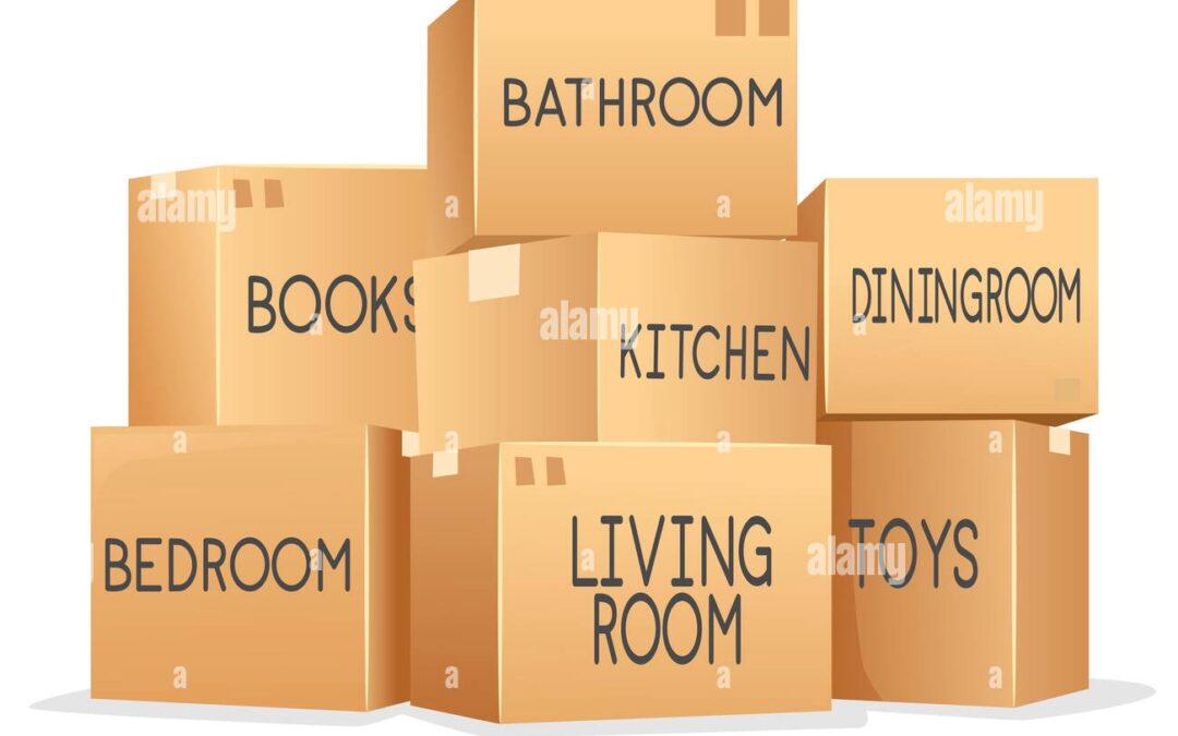 Label Your Moving Boxes in Detail on Several Sides.